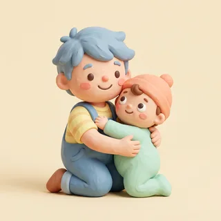 A little brother: personalized children's story