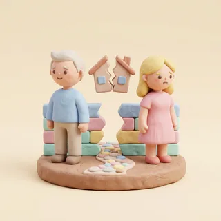 Parents' separation: personalized children's story